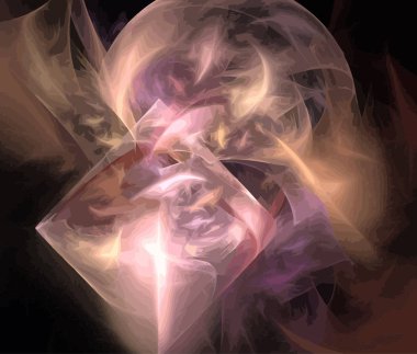 Dijital illüstrasyon vektör çizim