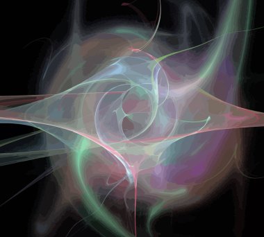 Dijital illüstrasyon vektör çizim