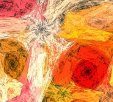 Dijital illüstrasyon vektör çizim