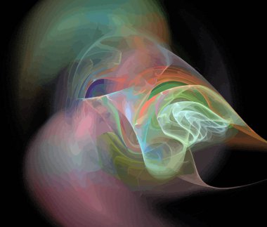 Dijital illüstrasyon vektör çizim