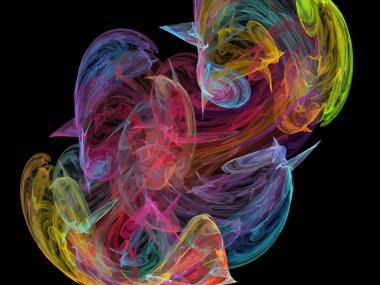 Dijital illüstrasyon vektör çizim