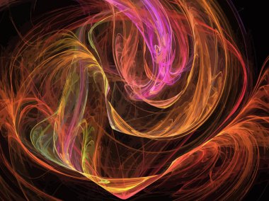 Dijital illüstrasyon vektör çizim