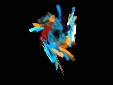 Dijital illüstrasyon vektör çizim