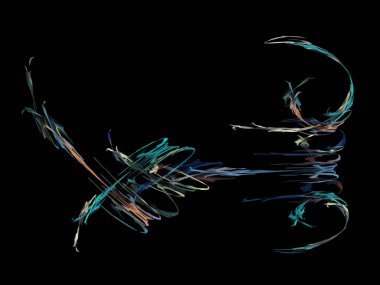 Dijital illüstrasyon vektör çizim