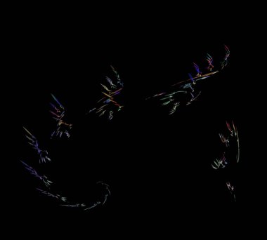 Dijital illüstrasyon vektör çizim