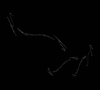 Dijital illüstrasyon vektör çizim