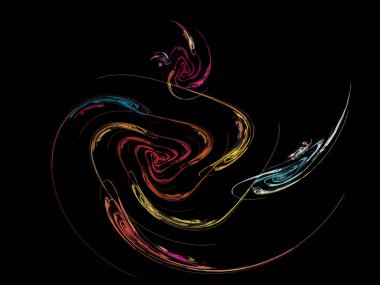 Dijital illüstrasyon vektör çizim