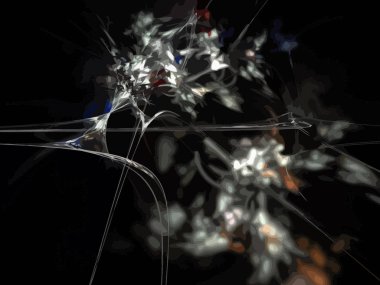 Dijital illüstrasyon vektör çizim