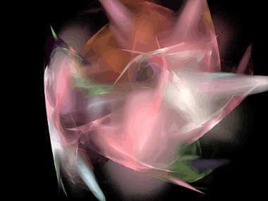 Dijital illüstrasyon vektör çizim