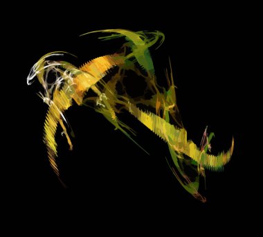 Dijital illüstrasyon vektör çizim