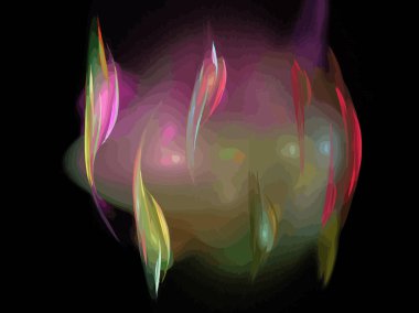 Dijital illüstrasyon vektör çizim