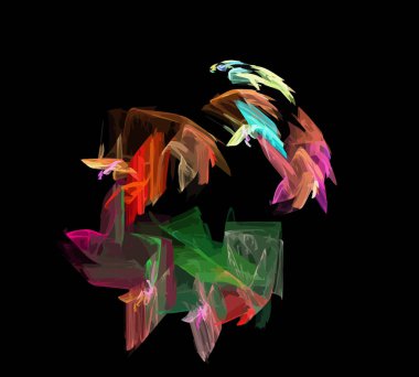 Dijital illüstrasyon vektör çizim