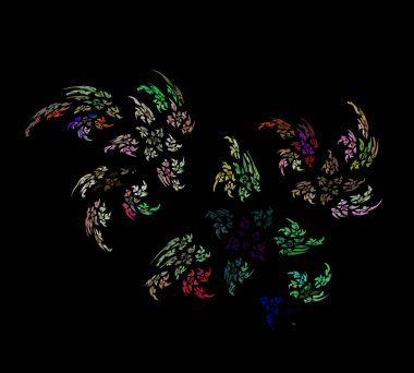 Dijital illüstrasyon vektör çizim