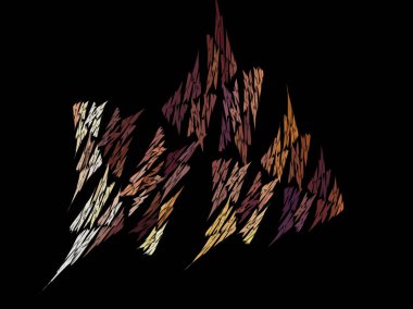 Dijital illüstrasyon vektör çizim