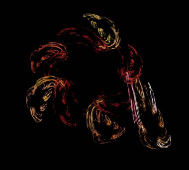 Dijital illüstrasyon vektör çizim