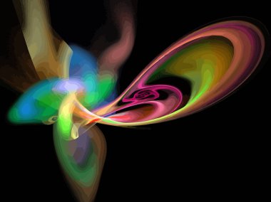 Dijital illüstrasyon vektör çizim