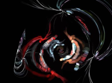 Dijital illüstrasyon vektör çizim