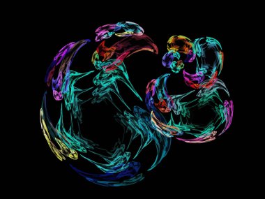 Dijital illüstrasyon vektör çizim