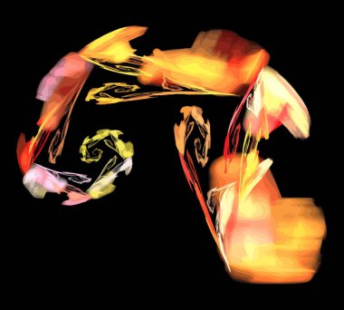 Dijital illüstrasyon vektör çizim