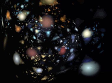 Dijital illüstrasyon vektör çizim