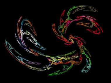 Dijital illüstrasyon vektör çizim