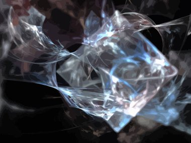 Dijital illüstrasyon vektör çizim