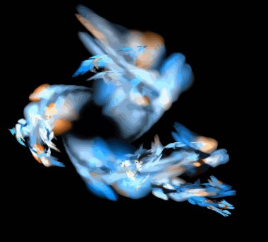 Dijital illüstrasyon vektör çizim