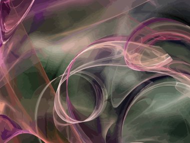 Dijital illüstrasyon vektör çizim