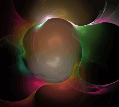 Dijital illüstrasyon vektör çizim