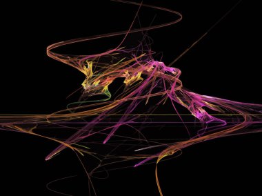 Dijital illüstrasyon vektör çizim