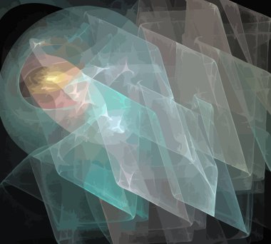 Dijital illüstrasyon vektör çizim