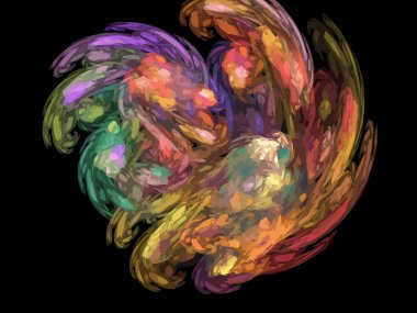 Dijital illüstrasyon vektör çizim