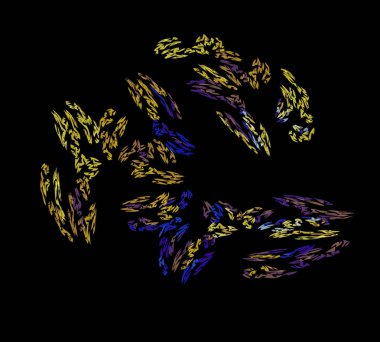 Dijital illüstrasyon vektör çizim