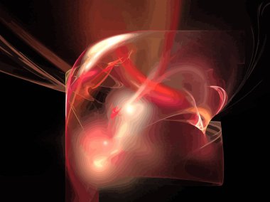 Dijital illüstrasyon vektör çizim