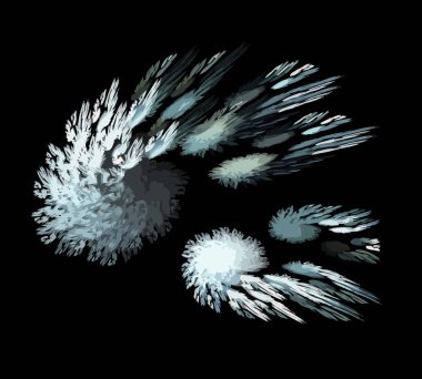 Dijital illüstrasyon vektör çizim