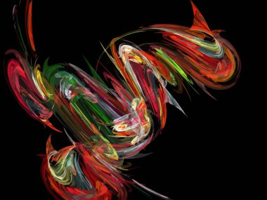 Dijital illüstrasyon vektör çizim