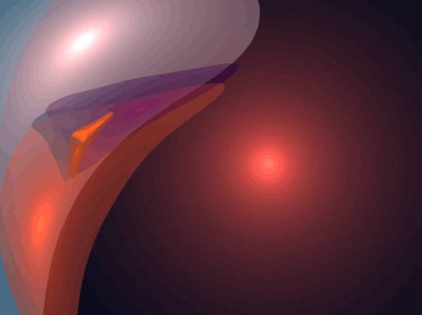 Dijital illüstrasyon vektör çizim