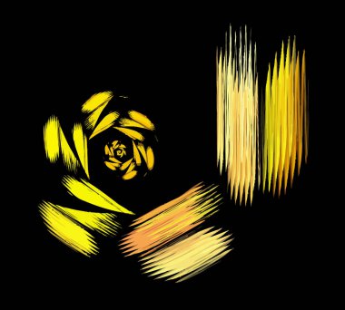 Dijital illüstrasyon vektör çizim