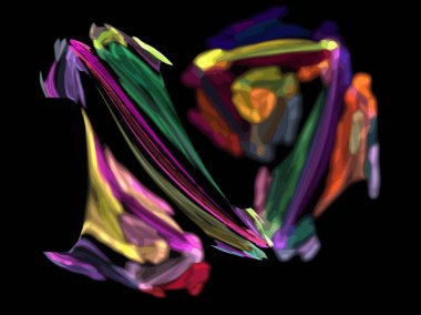 Dijital illüstrasyon vektör çizim