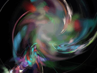 Dijital illüstrasyon vektör çizim