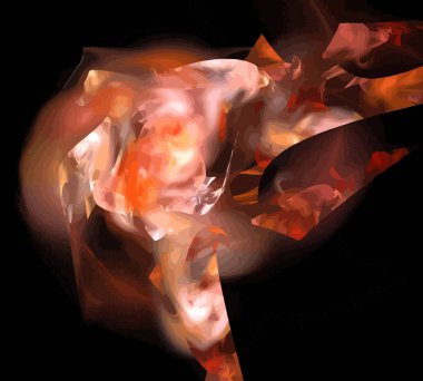 Dijital illüstrasyon vektör çizim