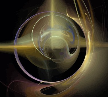 Dijital illüstrasyon vektör çizim