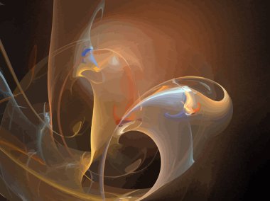 Dijital illüstrasyon vektör çizim