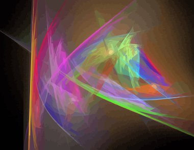 Dijital illüstrasyon vektör çizim