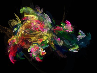 Dijital illüstrasyon vektör çizim