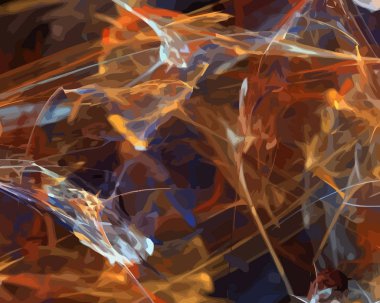 Dijital illüstrasyon vektör çizim