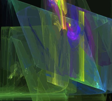 Dijital illüstrasyon vektör çizim