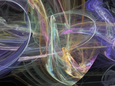 Dijital illüstrasyon vektör çizim