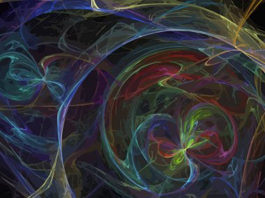 Dijital illüstrasyon vektör çizim