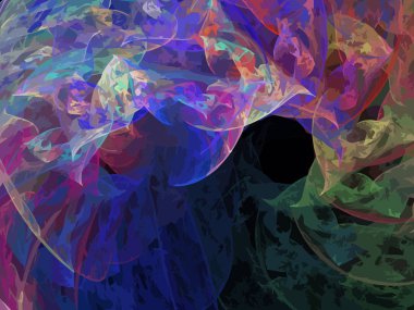 Dijital illüstrasyon vektör çizim